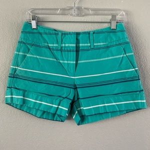 New York & Company Striped Shorts